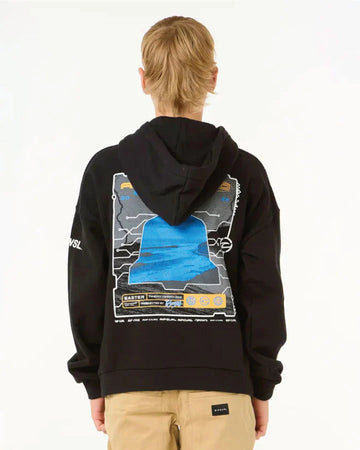 Rip Curl Pro 25 Hood-Kid - Black